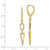 14k Diamond Triangle Leverback Earrings EM4187-045-YA