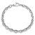 14K White Polished Fancy Link Bracelet FB1954-7.75