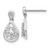 14K White Gold Lab Grown VS/SI FGH Dia Post Earrings EM4385-016-WLG