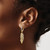 14k Diamond Fancy Feather Leverback Earrings EM3911-035-YA