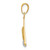 14K w/Rhodium Baseball, Bat, and Glove Pendant K4947