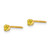 14k Madi K 3mm Imitation Citrine Birthstone Earrings (Nov) GK203