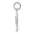 14K White Gold Polished 3-D Starfish Pendant K1077