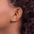14k White Gold Marquise Garnet and Diamond Earrings EM7095-GA-014-WA