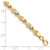 14K Polished w/Satin Rhodium Link Bracelet FB1478-7.25