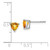 14k White Gold Trillion Citrine Earrings EM7100-CI-W