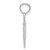 14K White Gold RN Registered Nurse Pendant K4930W