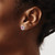 14k White Gold Created Pink Sapphire and Diamond Post Earrings EM7459-CPS-006-WA