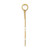 14k Cheerleader w/Pom-Poms Charm K3523