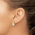 14k Checkerboard White Topaz and Diamond Earrings EM4393-WT-006-YA