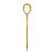 14k Piano Pendant K3506