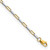 14k Two-tone Polished Fancy Box Links 7.5in Bracelet FB1901Y/W-7.5