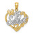 14k and Rhodium SWEET 16 Pendant K2611