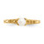 14k Madi K 3mm FW Cultured Pearl Birthstone Baby Ring GK129