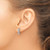 14k White Gold Diamond Infinity Earrings EM5513-016-WA