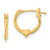 14k Madi K Heart Hoop Earrings GK254