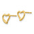 14k Madi K Children's Heart Post Earrings GK732