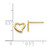 14k Madi K Children's Heart Post Earrings GK732