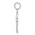 14K White Gold Charleston Palm Tree Charm K8005W