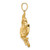 14K Blue Crab Charm K7910
