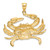 14K Blue Crab Charm K7910