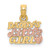 14k Two-Tone DADDY'S LITTLE GIRL Charm K9111