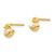 14k Madi K CZ Children's Duck Post Earrings GK849