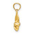 14K 3-D w/ 3 Blades Propeller Charm K8065