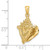 14K Conch Shell Charm K8129