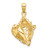 14K Conch Shell Charm K8129