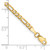 14K 6 inch 3mm Flat Figaro with Lobster Clasp Bracelet FFL080-6