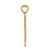 14K w/Rhodium St. Benedict Semi-solid Pendant K6356