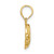 14K Polished Engraved Fish Charm K7686