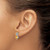 14k White Gold Citrine and Diamond Heart Earrings EM7399-CI-002-WA