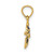 14K Blue Enamel Dolphin Charm K6750