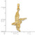 14K 3-D Pelican Flying Charm K7784