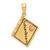 14K Two-tone 3D Enameled Moveable SWEETHEART Book Charm K4681