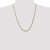 14K 24 inch 4mm Flat Figaro with Lobster Clasp Chain FFL100-24
