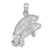 14K White Gold Double Manatee Pendant K2997W