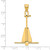 14K  3D Moveable Anchor Pendant K3086