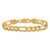 14K 9 inch 7mm Flat Figaro with Lobster Clasp Chain FFL180-9