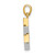 14K Two-Tone Star Of David Charm K9752