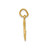 14k Polished Pineapple Charm K971