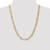 14K 24 inch 6.75mm Concave Open Figaro with Lobster Clasp Chain LFG180-24