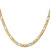 14K 18 inch 4.5mm Concave Open Figaro with Lobster Clasp Chain LFG120-18