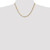 14K 18 inch 4.5mm Concave Open Figaro with Lobster Clasp Chain LFG120-18