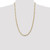 14K 26 inch 4.5mm Concave Open Figaro with Lobster Clasp Chain LFG120-26