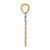 14k w/Rhodium SWEET 16 w/Filigree Pendant K5888