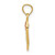 14K Two-tone Polished NANA w/Flower on Heart Pendant K5206