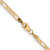 14K 24 inch 3mm Concave Open Figaro with Lobster Clasp Chain LFG080-24